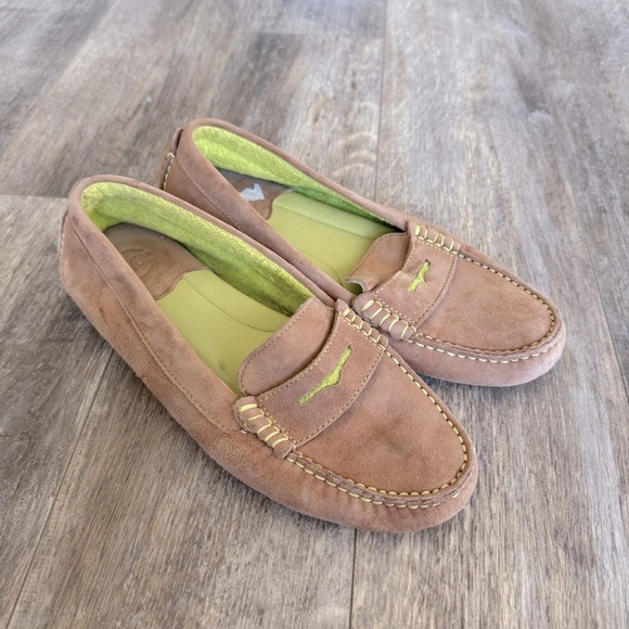Johnston & Murphy Penny Loafers with Super Soft Sole and Neon Contrast - Picture 1 of 7